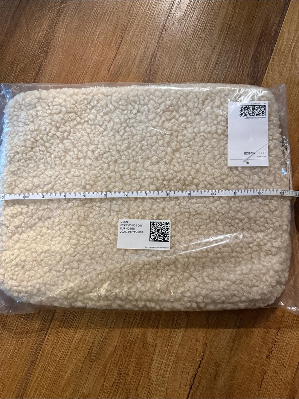 H&M Cream Sherpa Tablet Sleeve
